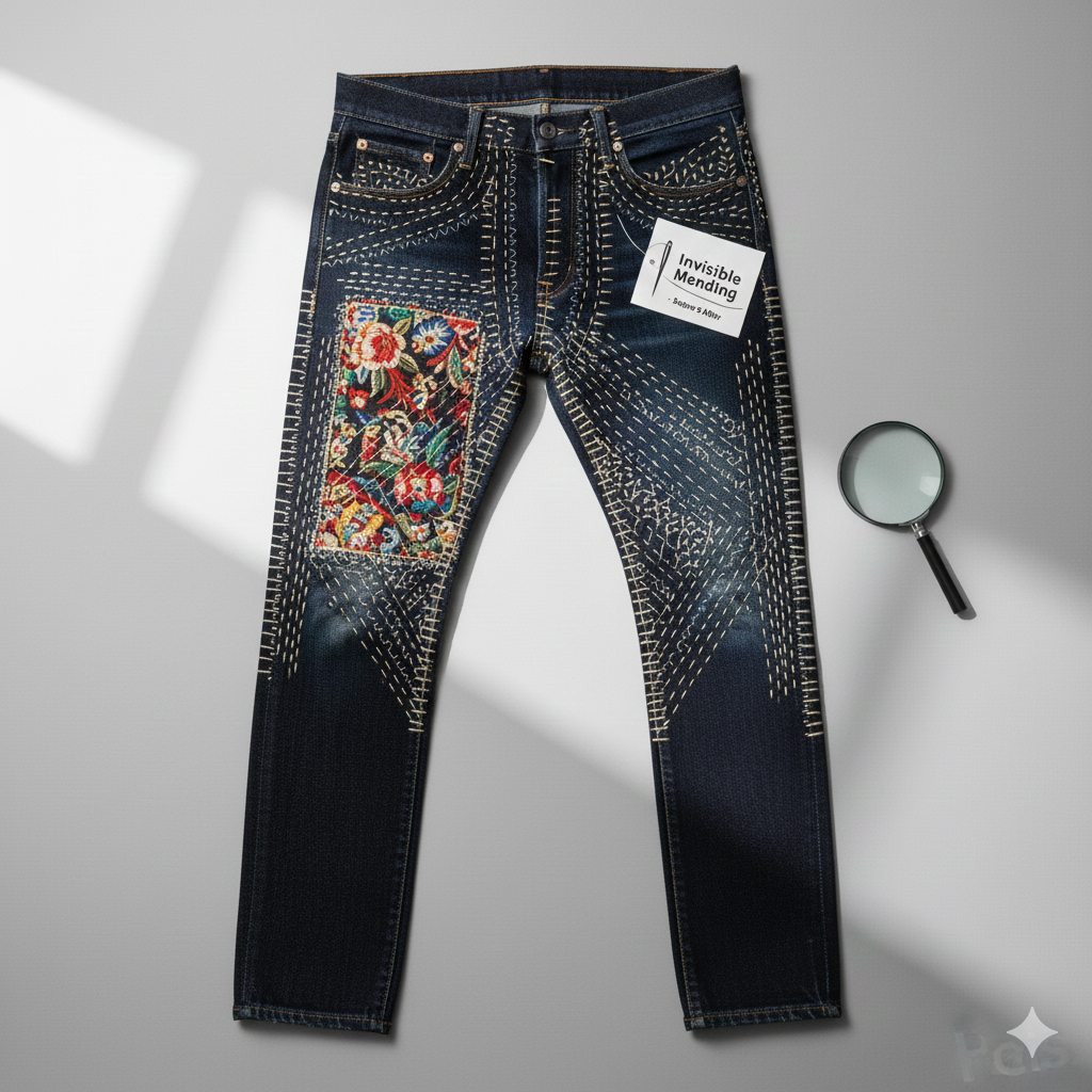 Visible Darning & Patching (The Statement Fix)